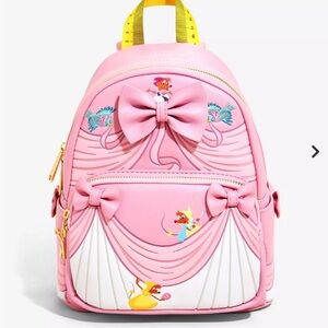 Loungefly Disney Princess Cinderella Pink Dress Mini Backpack